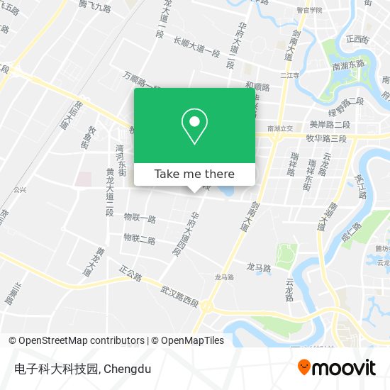电子科大科技园 map