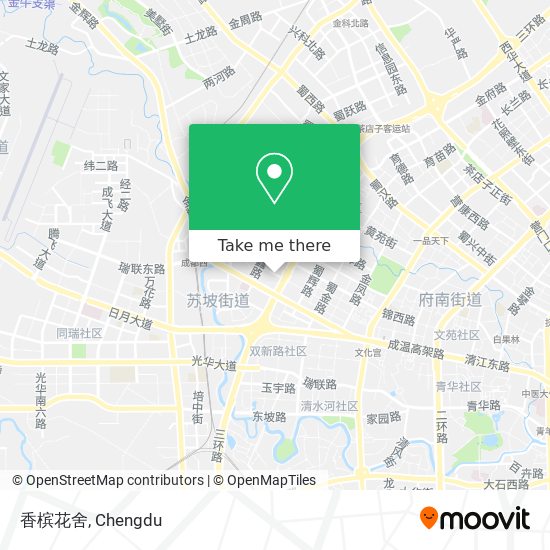 香槟花舍 map