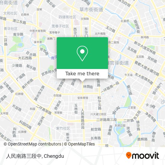 人民南路三段中 map