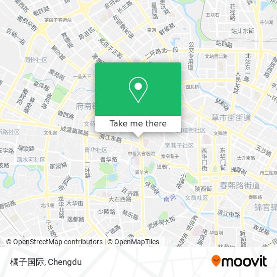 橘子国际 map