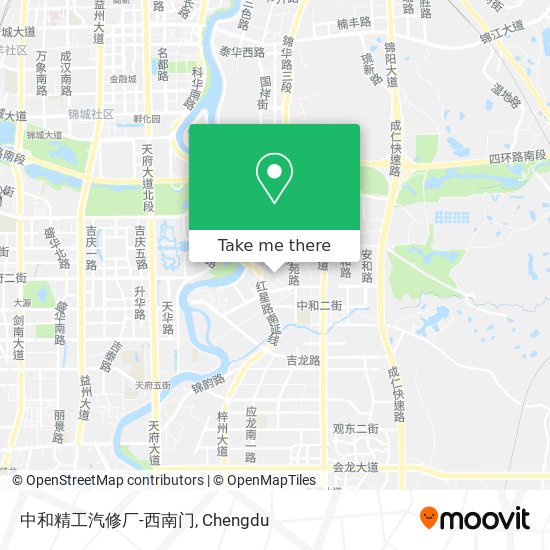 中和精工汽修厂-西南门 map