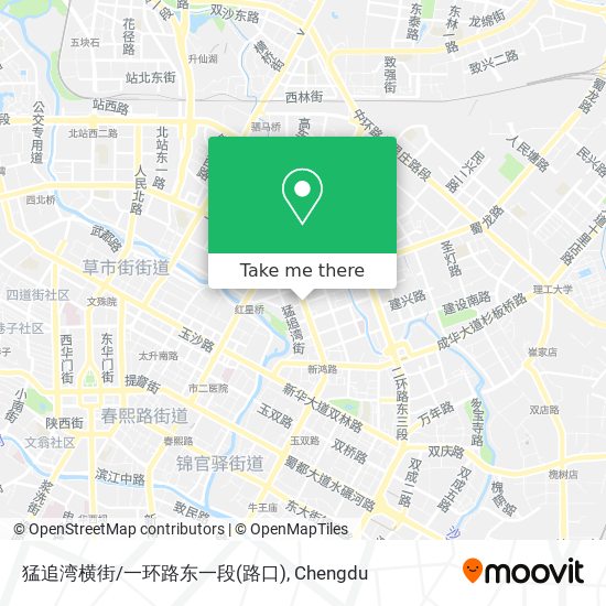 猛追湾横街/一环路东一段(路口) map