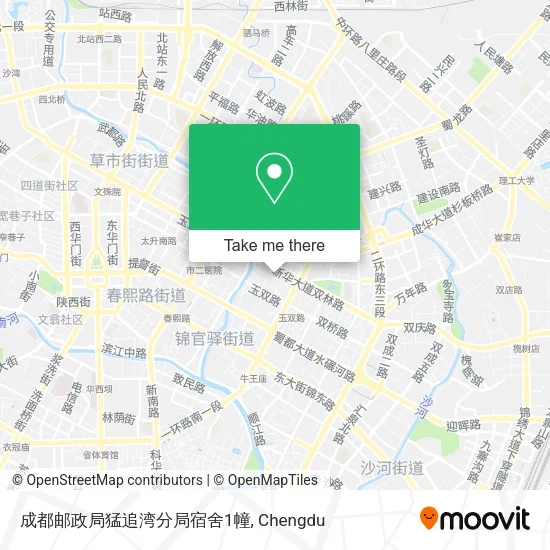 成都邮政局猛追湾分局宿舍1幢 map