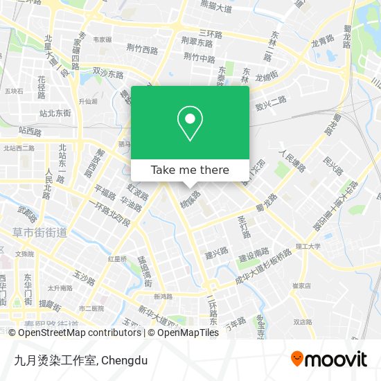 九月烫染工作室 map