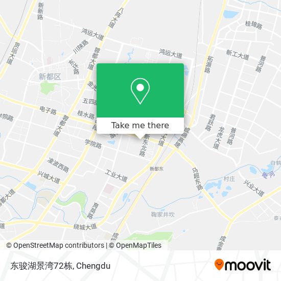 东骏湖景湾72栋 map
