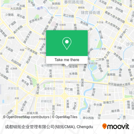 成都锦拓企业管理有限公司(锦拓CMA) map