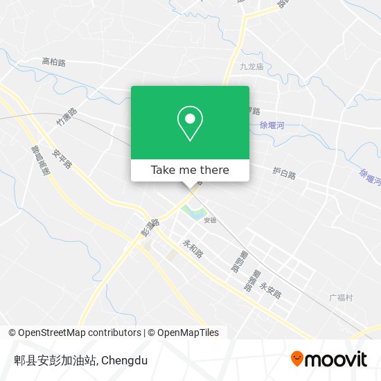 郫县安彭加油站 map