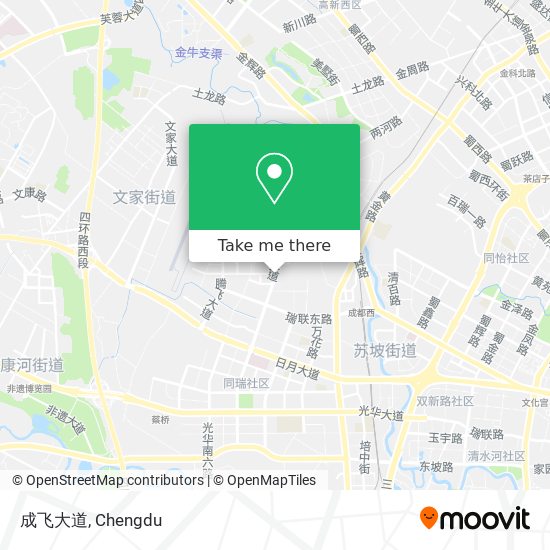 成飞大道 map