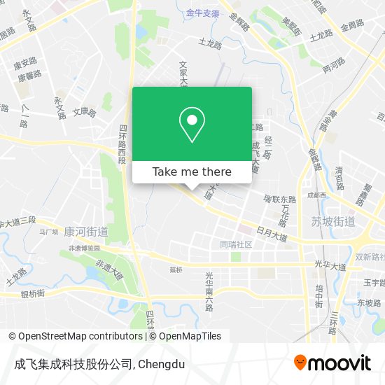 成飞集成科技股份公司 map