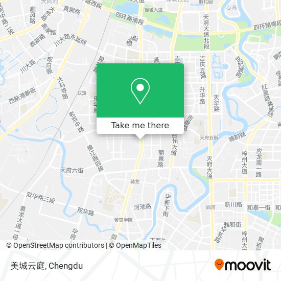 美城云庭 map