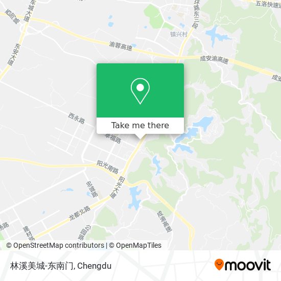 林溪美城-东南门 map