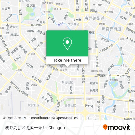 成都高新区龙凤干杂店 map