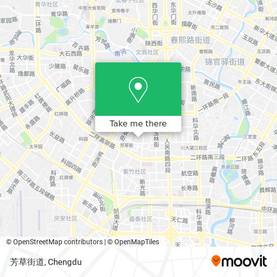 芳草街道 map