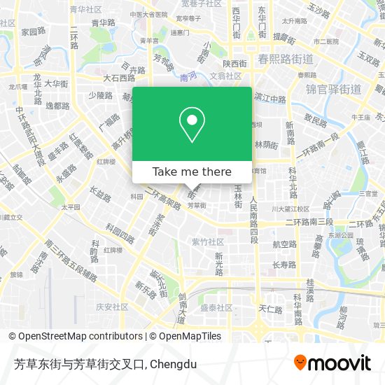 芳草东街与芳草街交叉口 map