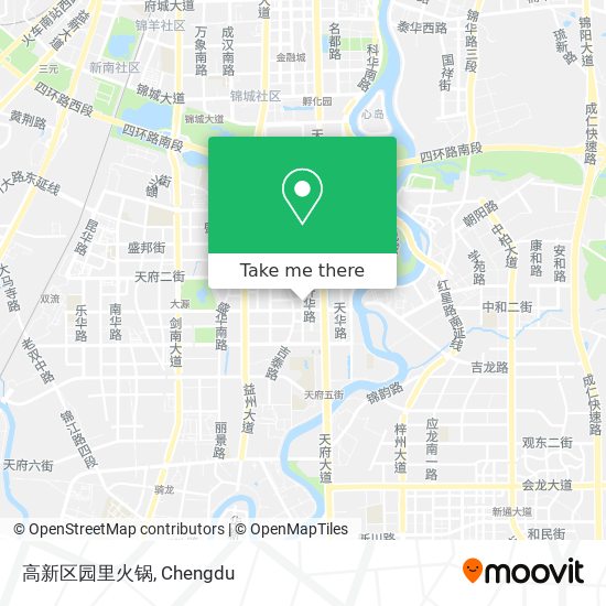 高新区园里火锅 map