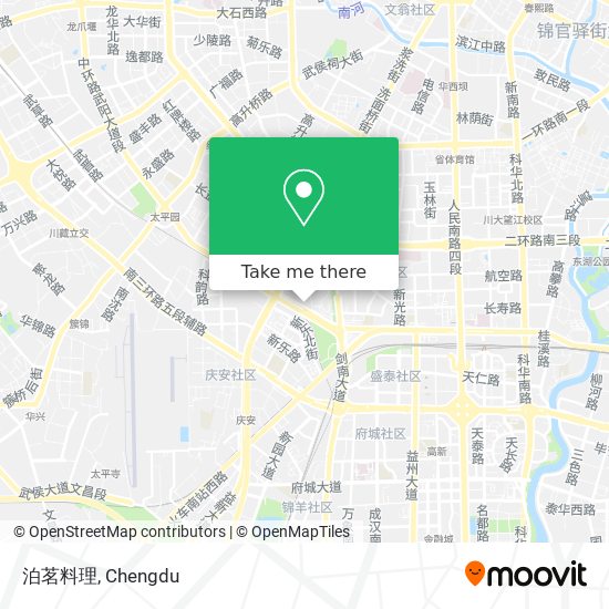 泊茗料理 map