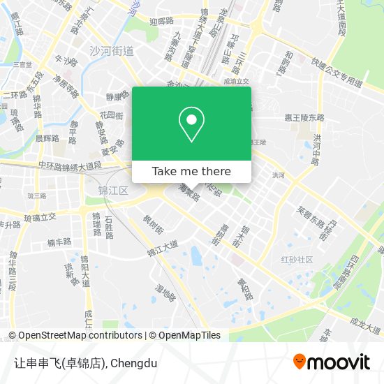 让串串飞(卓锦店) map