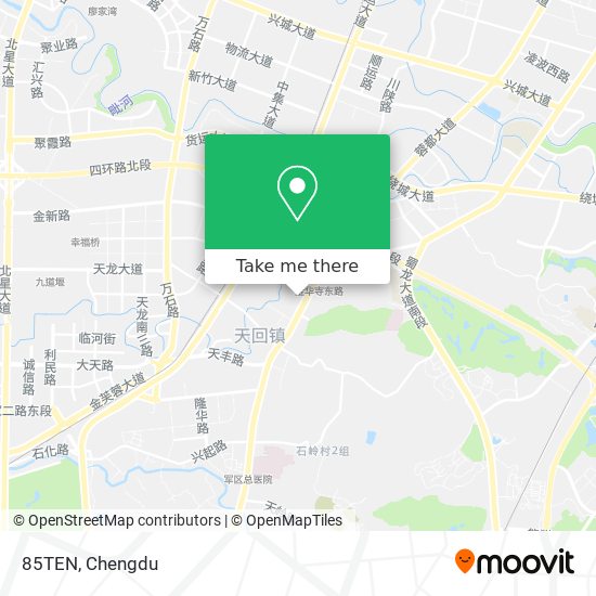 85TEN map