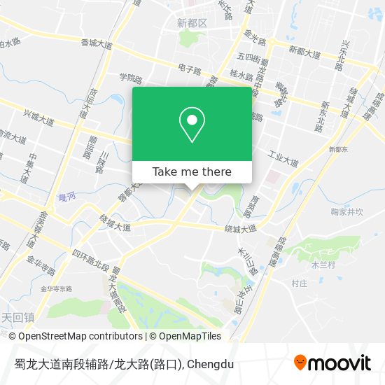 蜀龙大道南段辅路/龙大路(路口) map