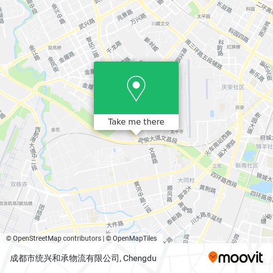 成都市统兴和承物流有限公司 map