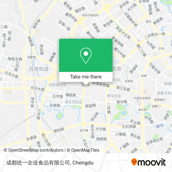 成都统一企业食品有限公司 map