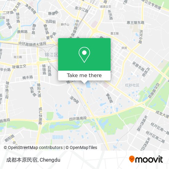 成都本原民宿 map