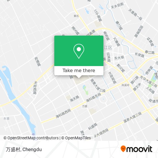 万盛村 map