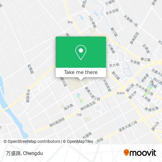万盛路 map