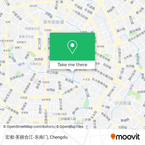 宏都·美丽合江-东南门 map