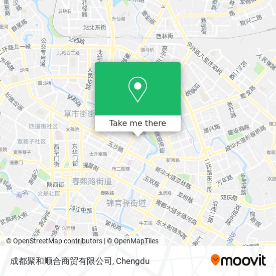成都聚和顺合商贸有限公司 map