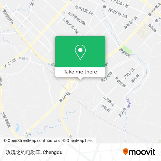 玫瑰之约电动车 map