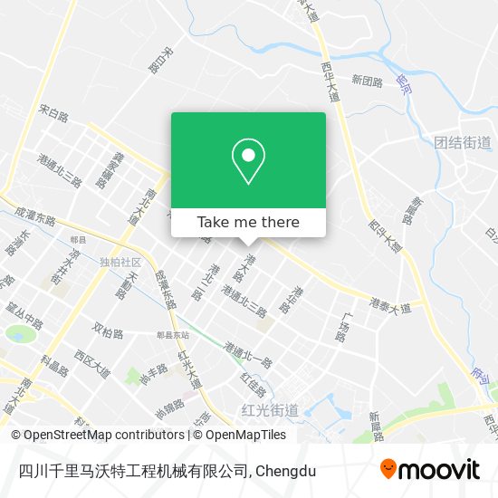 四川千里马沃特工程机械有限公司 map