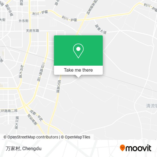 万家村 map