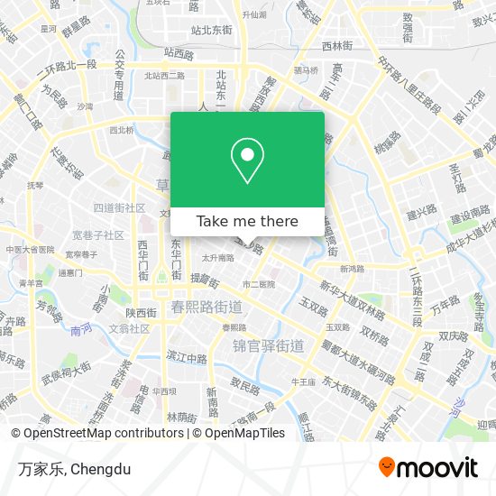 万家乐 map