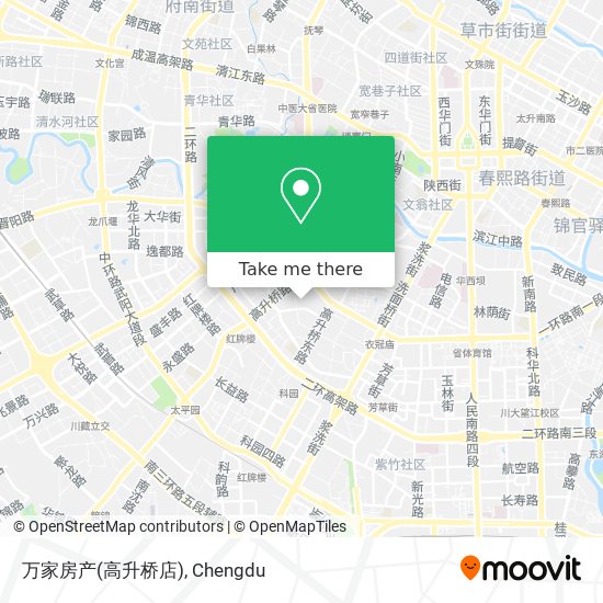 万家房产(高升桥店) map