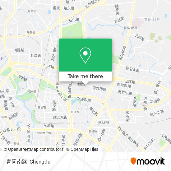 青冈南路 map
