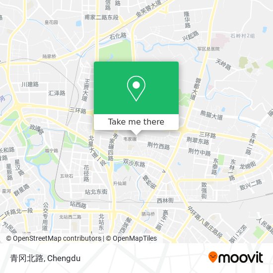 青冈北路 map