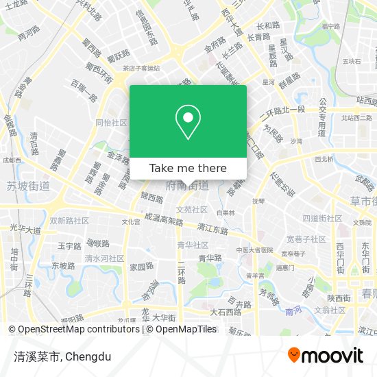 清溪菜市 map