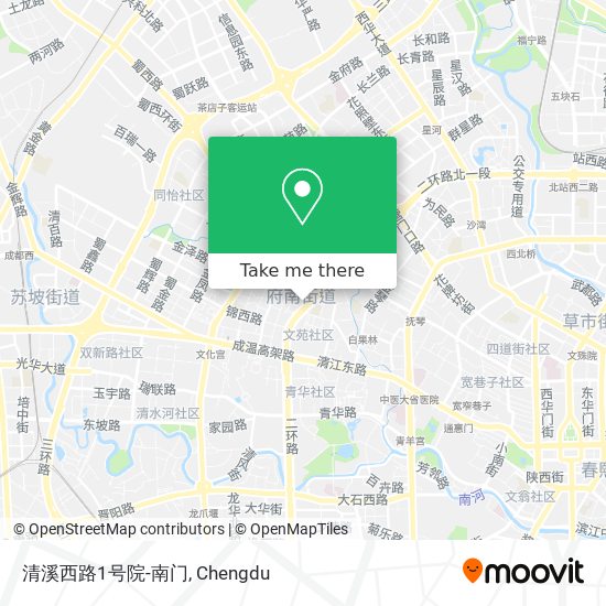 清溪西路1号院-南门 map