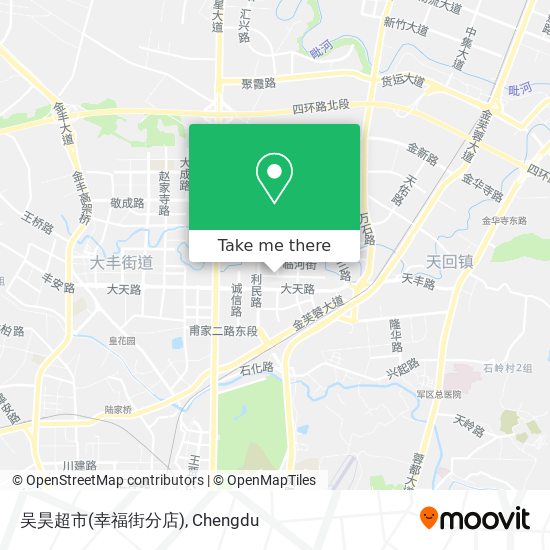 吴昊超市(幸福街分店) map