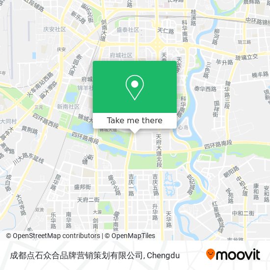 成都点石众合品牌营销策划有限公司 map