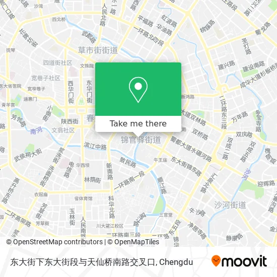 东大街下东大街段与天仙桥南路交叉口 map