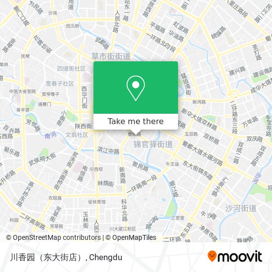 川香园（东大街店） map