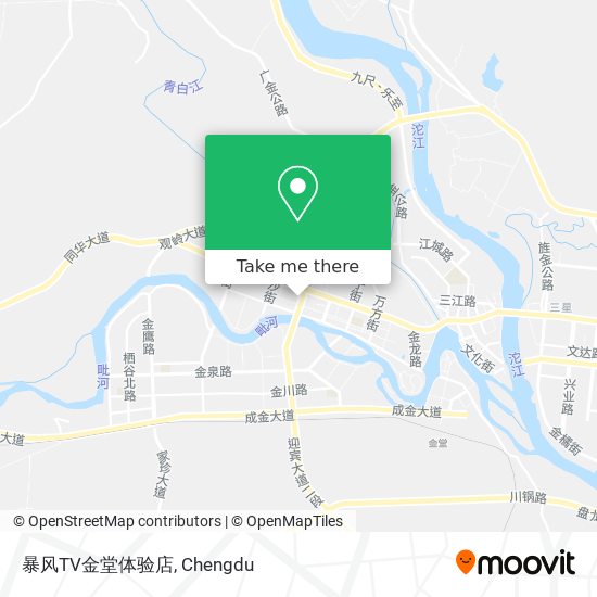 暴风TV金堂体验店 map