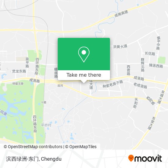 滨西绿洲-东门 map