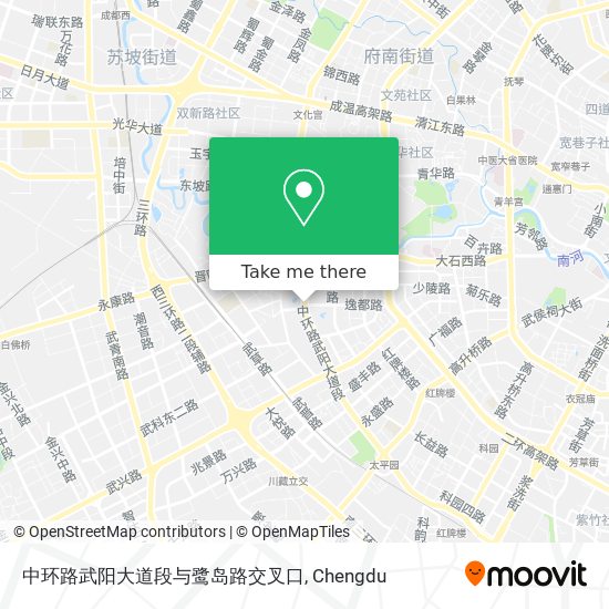 中环路武阳大道段与鹭岛路交叉口 map