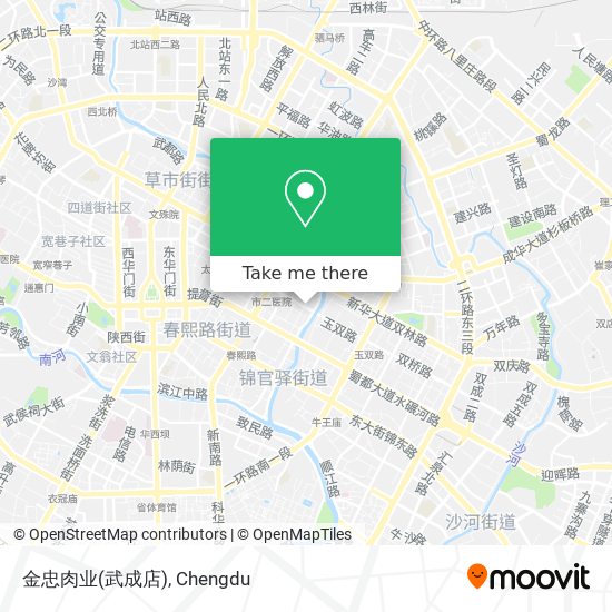 金忠肉业(武成店) map