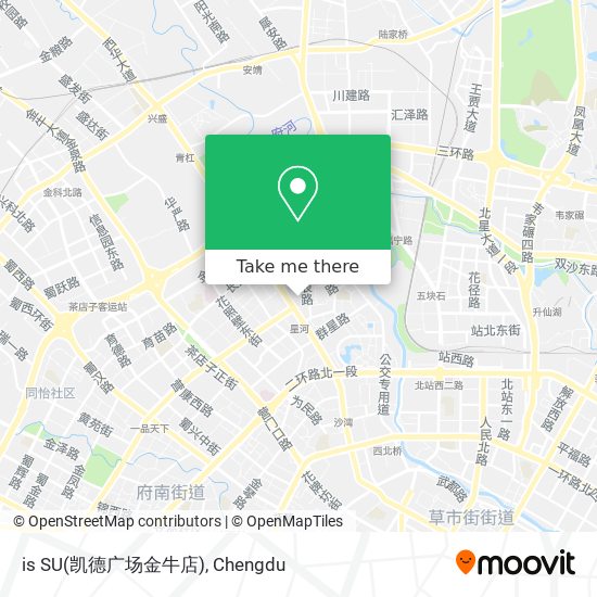 is SU(凯德广场金牛店) map