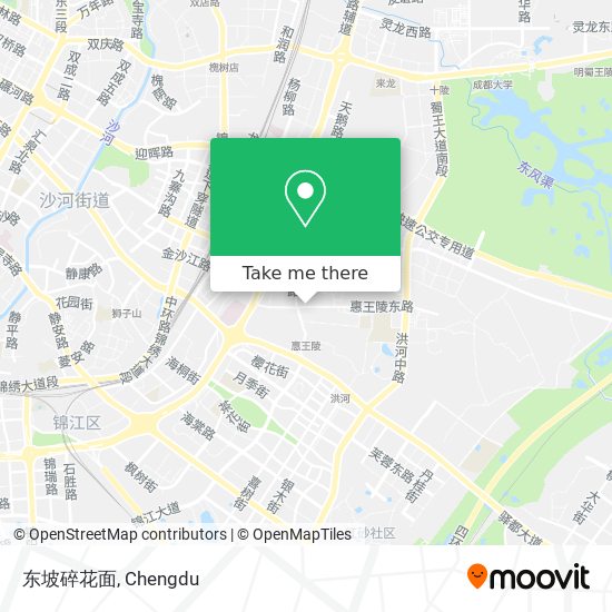 东坡碎花面 map