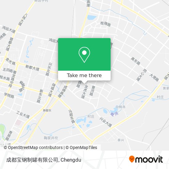 成都宝钢制罐有限公司 map